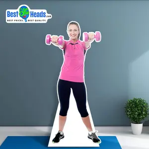 Best BIG Heads  Lifesize Cardboard Cutout Standee of Personal Trainers |Make your custom cutouts