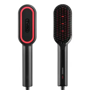 【Live Only】TYMO iONIC PLUS Hair Straightener Brush with Smooth Bristles