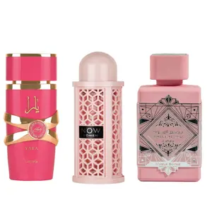 YARA CANDY + BADEE PINK + NOW WOMEN By Lattafa Perfumes (Women) 3.4oz (100ML) - Fragrance Gift Bundle