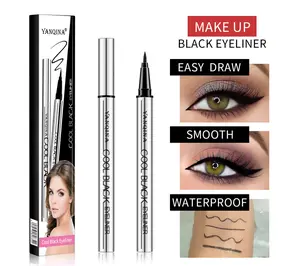 waterproofEyeliner pen Waterproof 24HR Long Lasting & Smudge-proof Creamy Gel Liner | Vegan silky smooth texture-Jet Black  BELOVED BY BEGINNERS