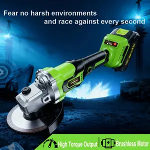 2026 New Cordless Angle Grinder and Polisher | Powerful brushless motor, portable electric sander for metal, wood, and automotive applications | Rechargeable lithium battery, ideal for home studios and a perfect gift for hobbyists and machinists.  cordles