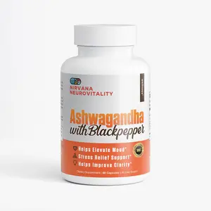Organic Ashwagandha with Black Pepper | Stress & Adaptogen Support | NeuroVitality
