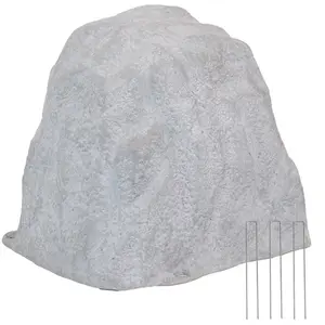 HomeRoots 666827 22 in. Gray Polyresin Faux Rock HomeRoots 666827 22 in. Gray Polyresin Faux Rock