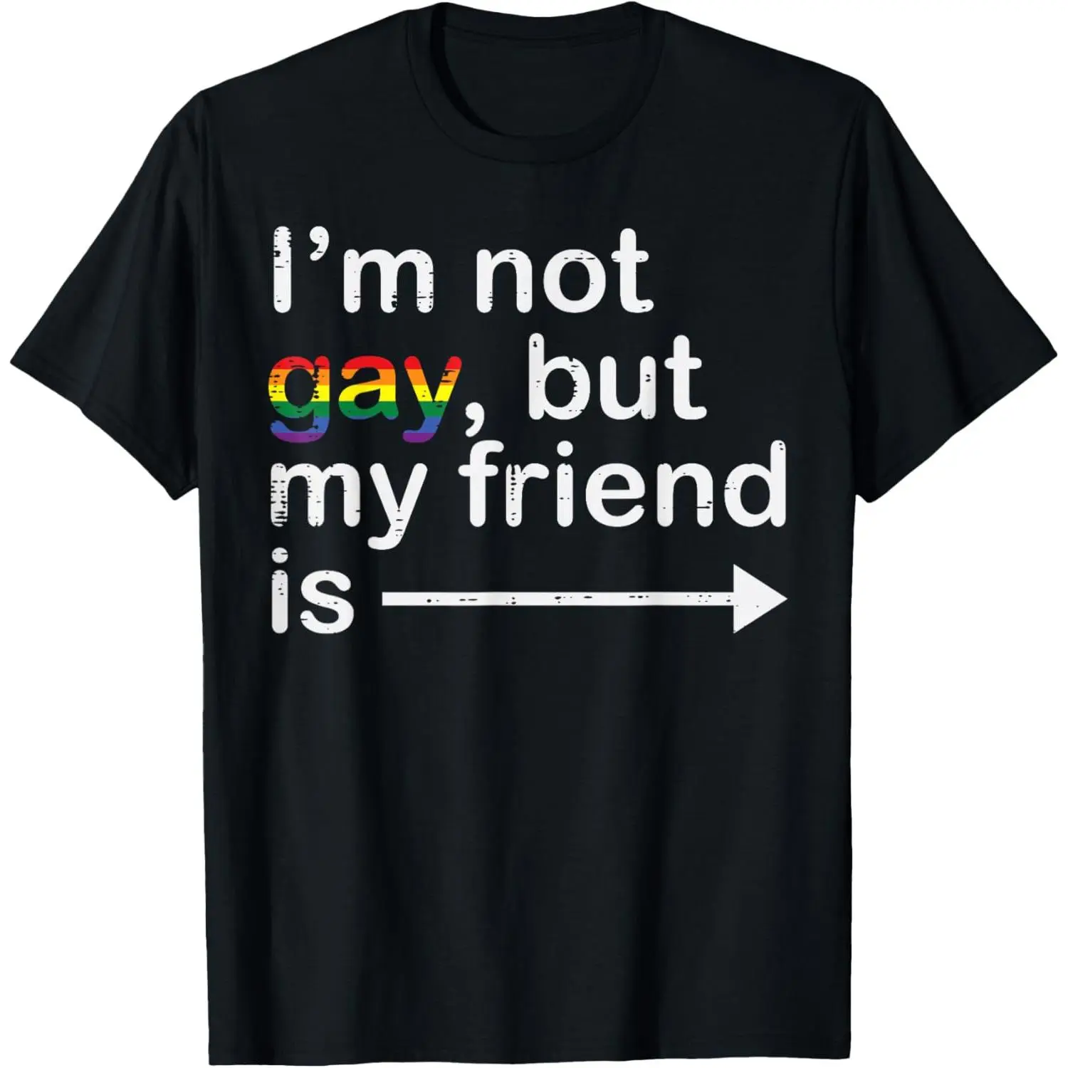 Statement Graphic T-Shirt, Unisex Short Sleeve Streetwear Tee with Funny LGBTQ Ally Slogan, Soft Lightweight Cotton Blend Fabric, Light, Shortsleeve, Style, Tshirt, Breathable, Casual, Top, Graphic Print