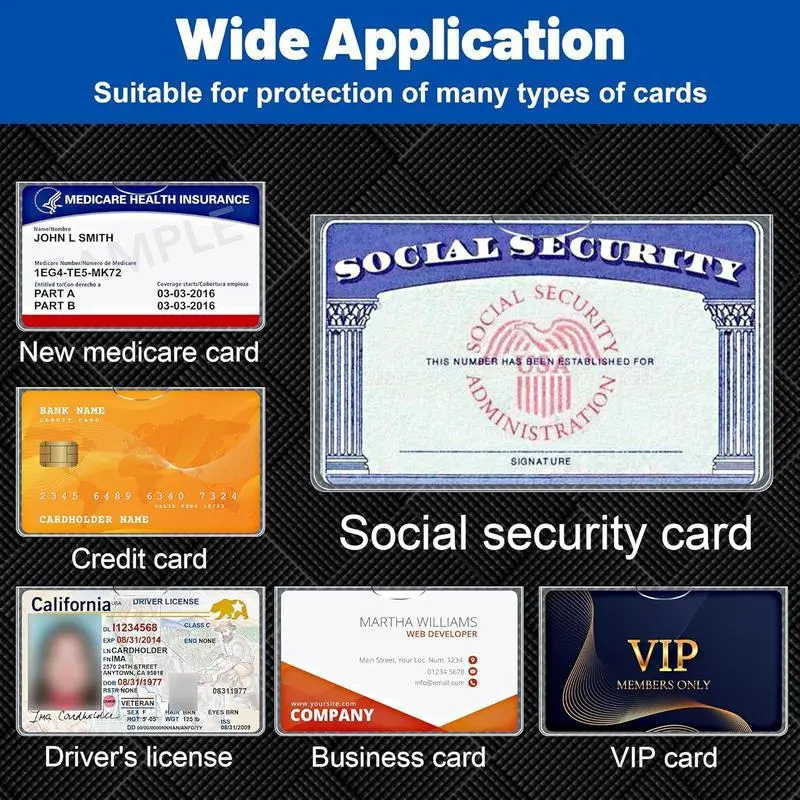 credit card protection sleeve RFID Blocking Credit Card Sleeves main image 1