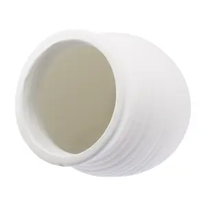 VOCOSTE Aquarium Decorations Hideaway Rock Cave, Ceramic Fish Tank Decoration Stone for Aquatic Pets to Breed Play Rest, White, 3.19x3.11x3.11 Inches