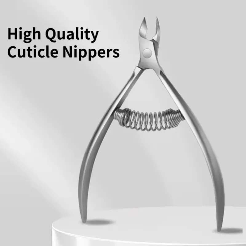 Glam Dept Precision Cuticle Nippers Stainless Steel with Flex Spring High Quality Nail Care Tool for Easy Use