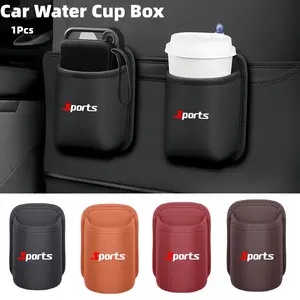 Car Door Drink Cup Holder, Car Interior Phone Storage Box, Back Seat Organizer Bucket, Automotive Accessories, Multifunctional Car Organizer, 1 Piece, Car Water Cup Box