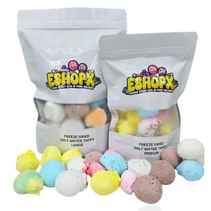 Eshopx Freeze Dried Salt Water Taffy Mix Candy Snack Candies Sweet Chocolate Banana Peppermint Huckleberry Raspberry Cinnamon Creamsicle Watermelon Bonbon medium & large
