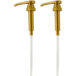 Set of 2 Torani and DaVinci Compatible Syrup Pumps for Bottles 25.4-750ml - Leak-Proof