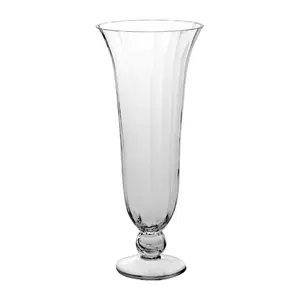 212 Main  Pedestal Glass 5 Vase