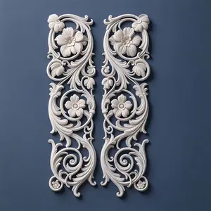 European Floral Scroll Relief Silicone Molds, Candle and Soap Making Molds, Epoxy Resin and Polymer Clay Molds, Perfect for Handicrafts and Home Decor Projects, Ideal for Craft Lovers, Valentine's Day Mother's Day Christmas DIY Gift Tools, Handmade Crafts