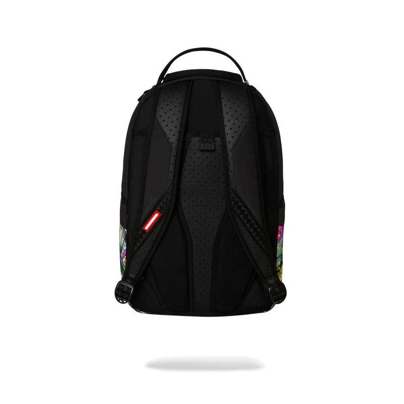 Sprayground Stacked Money Boys DLXR Backpack Unisex L Black Laptop Sleeve GBS76 (Black,Large)