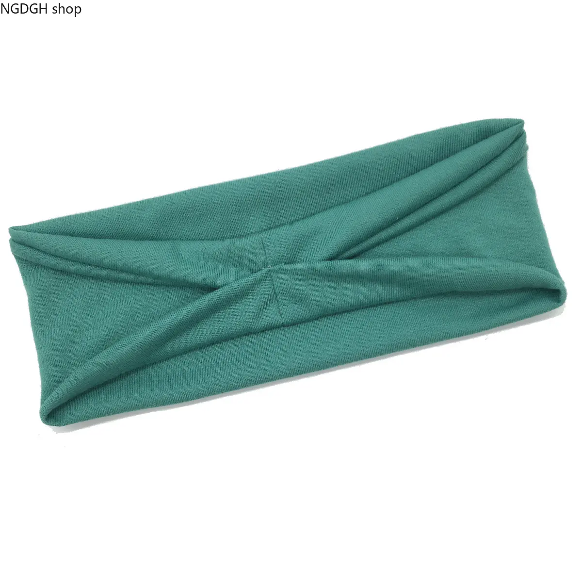 Women's Fashion Headbands, Sage Green Soft Stretch Polyester Turban, Twisted Knot Athleisure Accessory for Workout & Daily Wear, Synthetics, One Size, Female