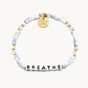 letter bead bracelet | breathe