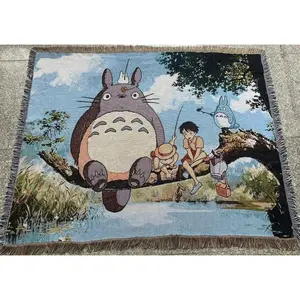Anime Tapestry Woven Blanket Woven Blanket Woven Blanket