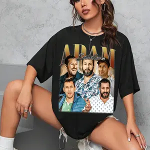 Adam Sandler Vintage Comedy Legend T-Shirt, 90s Movie Star Graphic Tee, Fan Apparel WCT7V