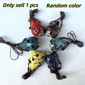 Mini Flute Instrument, Handmade Vintage Style, Rich Color Finish, Perfect Gift for Christmas, Birthdays & Events