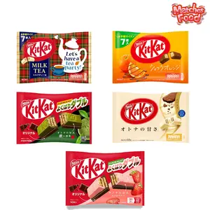 KitKat Japan Variety Pack – 5 Flavors Combo: Double Chocolate Strawberry, White, Matcha, Milk Tea & Orange