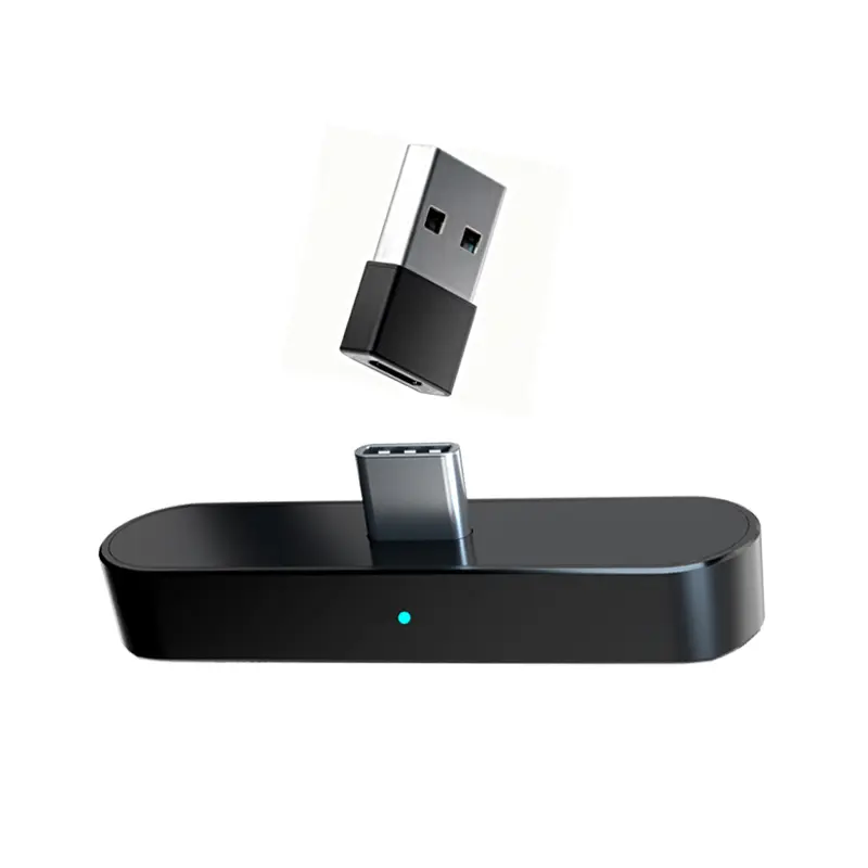 2025 New Wireless Bluetooth Audio Transmitter Converter Adapter - Low Latency 1-Port USB Type-C Plug Play Dongle, USB Plug&Play Type-C Dongle, Compatible with Switch, PS4, TV