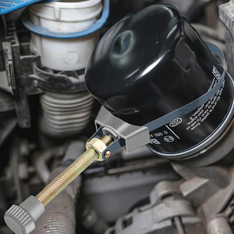 Heavy Duty Adjustable Oil Filter Wrench,  Universal Strap Removal Tool for Larger Vehicles, Trucks, Tractors, Excavators, Motorcycles & Cars, Oil & Fuel Filter Wrench