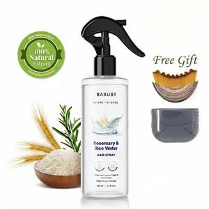 Nature x Science Non-Greasy Rosemary Water with Rice Water | 200ml Fast-Absorbing Hair Extract | 100% Natural Formula for Soft, Frizz-Free Hair