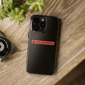 OVER-ENCUMBERED ARC Raiders Phone Case, Gift for fan ARC Raiders iPhone & Samsung Cover Ip 11 12 13 14 15 16 1 Pro Max