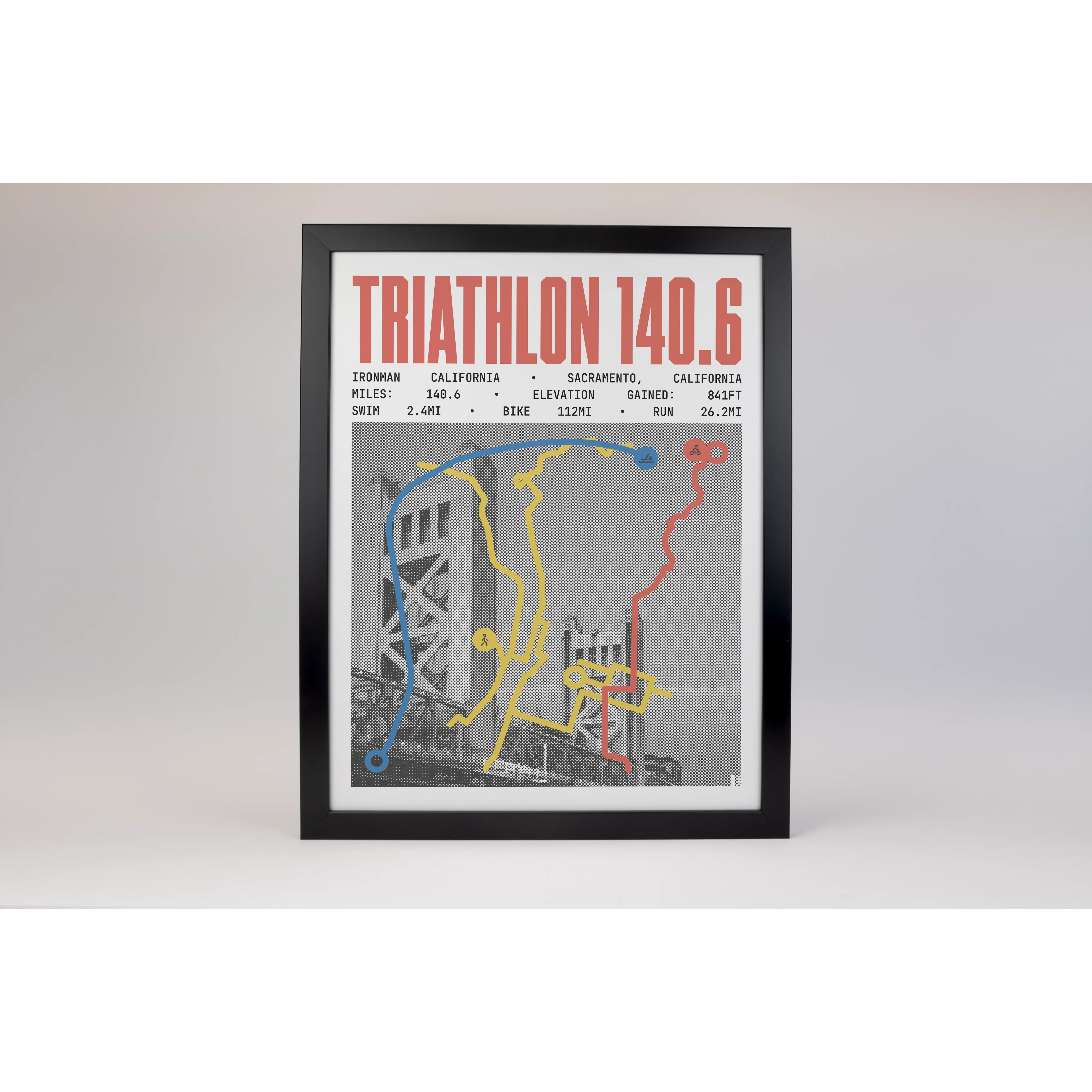 Ironman 140.6 California Poster