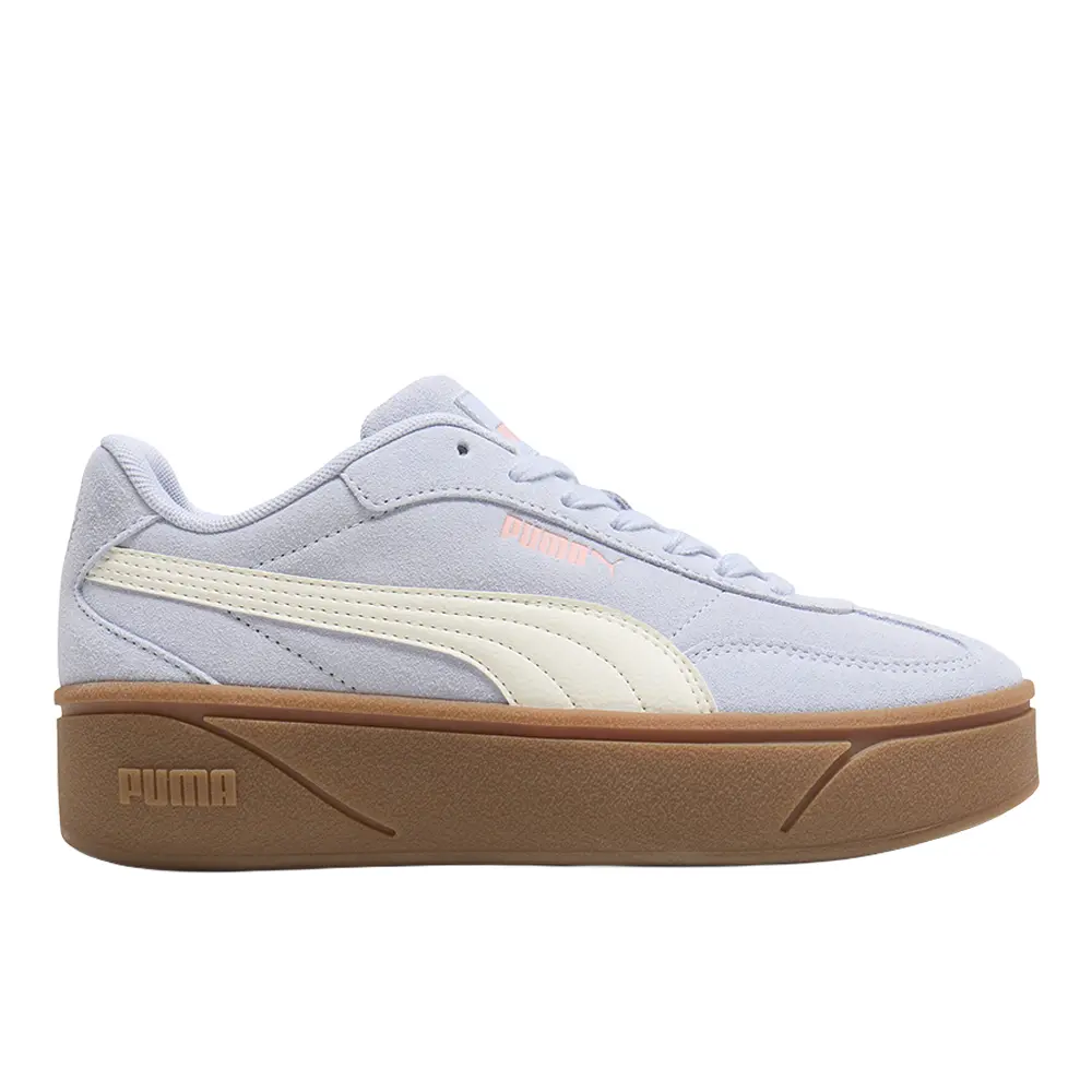 PUMA Womens Club Ii Era Suede Platform Sneakers Shoes Casual - Blue