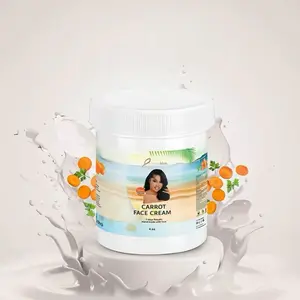 Carrots Face Cream Grimel Dyòl Nwè 4oz All Skin Types Daily Skincare Moisturizer Hydrating