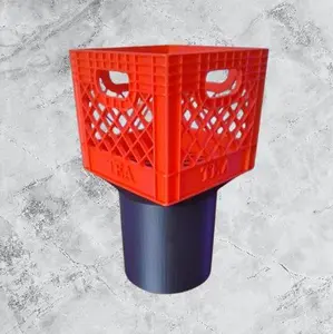 Mini Tea Milk Crate Car Cup Holder- Square Pint Compatible Fun Design