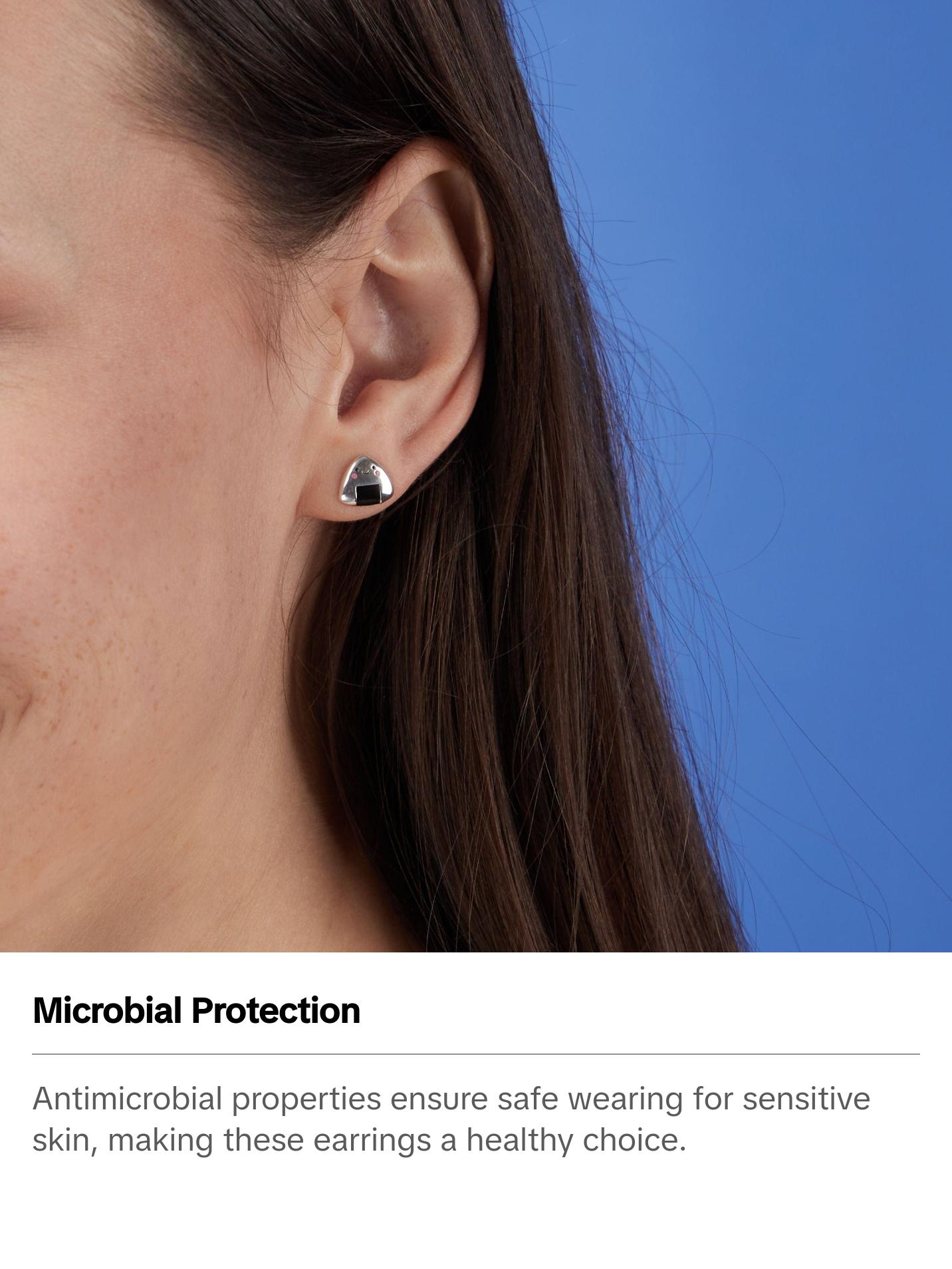 Happy Onigiri Sushi Stud Earrings