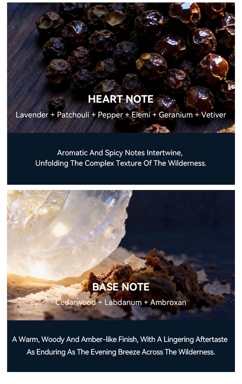 GUMOON explore boundlesswilderness fragrance 50ml ocean fresh scent premium aromatic woody fragrance with bergamot coconut amber for him & her bold arabian perfume luxurious gift