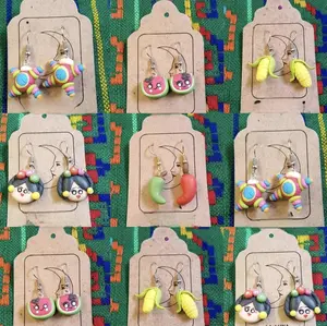 Small Mexican Fiesta earrings