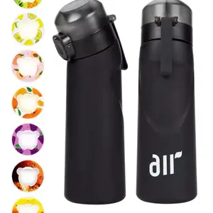 Air Up Water Bottles with flavor covers -futuristic