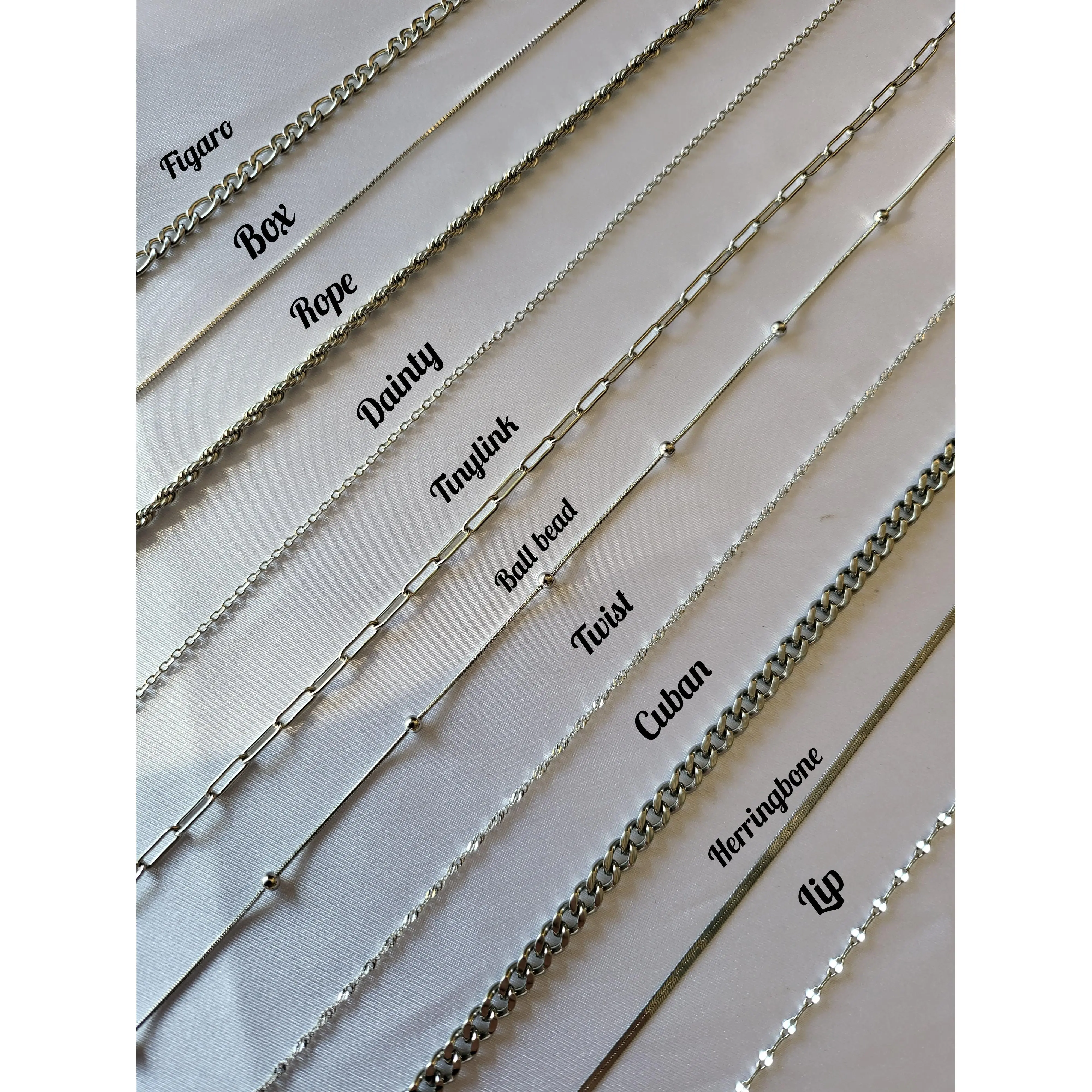 Unisex Silver Stainless Steel Non Tarnish Chain Necklace, Non Tarnish Jewelry, Silver-Toned Necklaces for Daily Wear