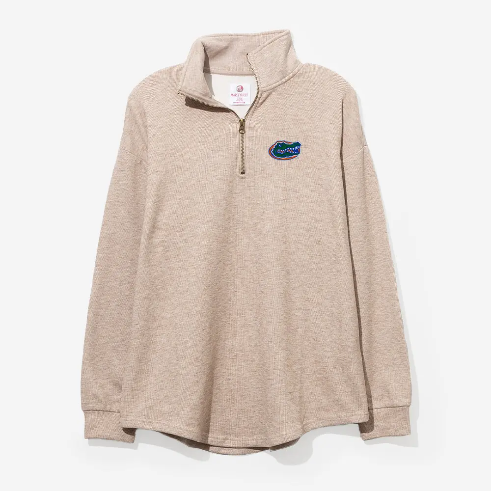 Florida Gators Heathered Fleece Pullover | Tan