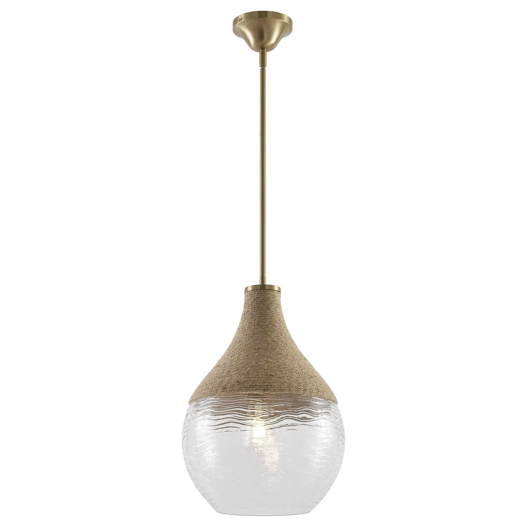Colby 1-Light Golden Boho Island Pendant Lighting Fixture