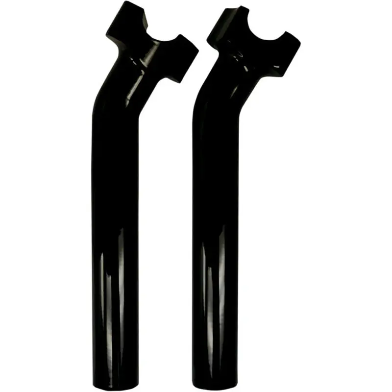 Drag Specialties Gloss Black 9.5" Buffalo Pullback 1" Handlebars Risers For Harley