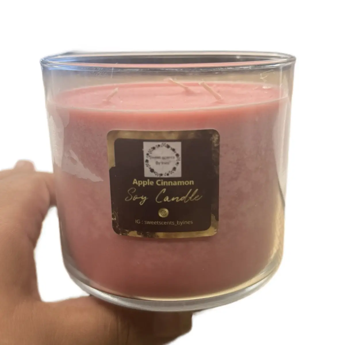 Apple Cinnamon Candle - Perfect for Home Decor and Ornaments