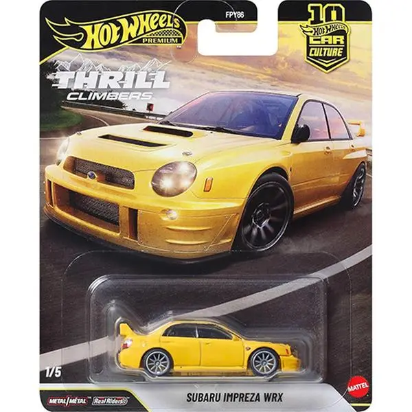 Mattel Hot Wheels Premium Car Culture - SUBARU IMPREZA WRX [Thrill Climbers] JKF21