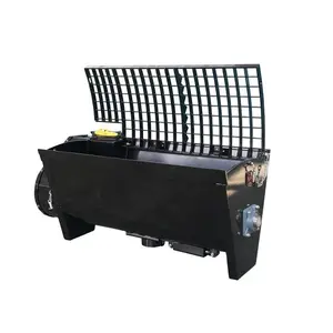 Landy Attachments Skid Steer Concrete Mixer Bucket Attachment, Universal Quick tach Mount Plate