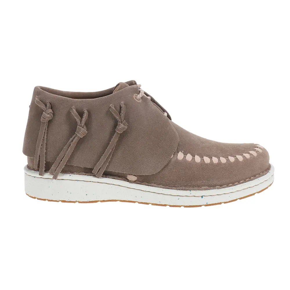 Justin Boots Womens Teepee Fringe Moc Toe Casual Boots Ankle - Brown Justin Boots Womens Teepee Fringe Moc Toe Casual Boots Ankle - Brown
