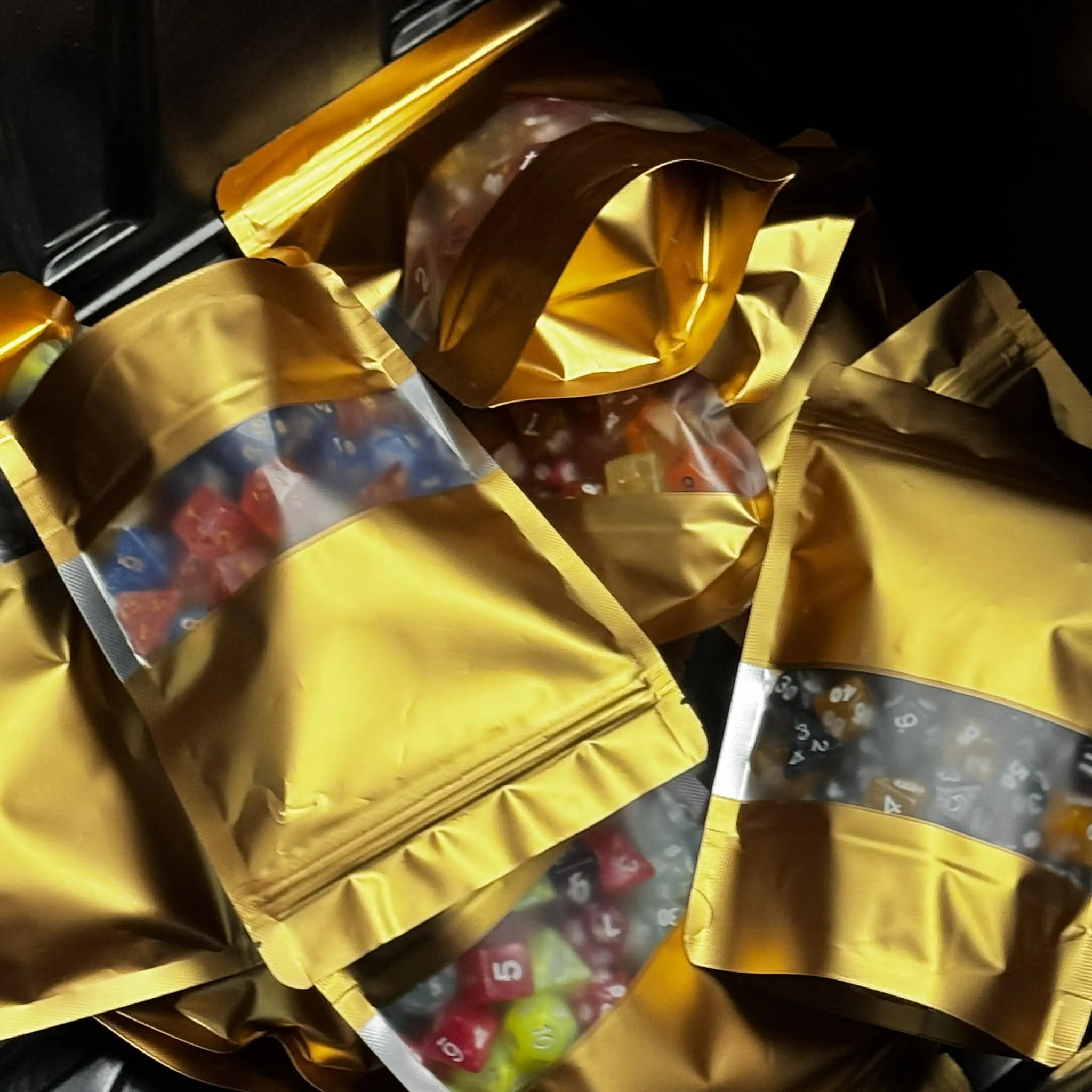 [PICK-YOUR-MIX] HALF Pound [CUSTOM] of Acrylic Dice Blend [As Shown]