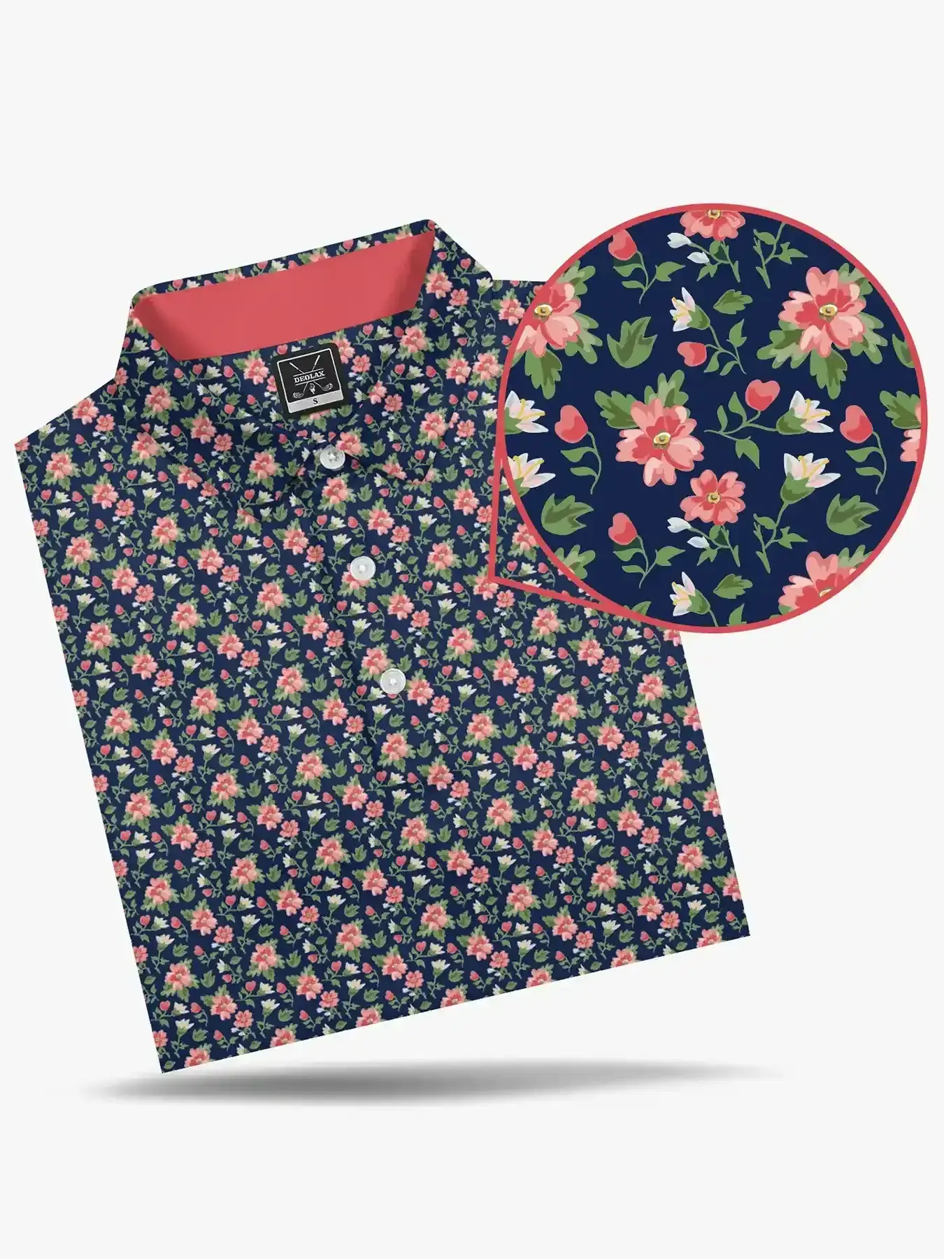 DEOLAX Brand - Midnight Azalea Polo | Blossom