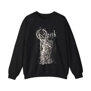 Vtg Opeth Band Black Men's Sweatshirt T-Shirt, Unisex Cotton Fabric, Gift For Fan