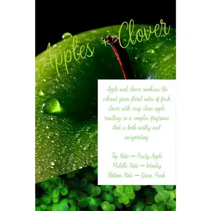 Apples + Clover Soy Candle