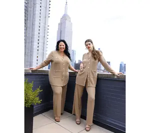 Dennis Basso Regular Jewel Neck Sweater with Patch Pockets