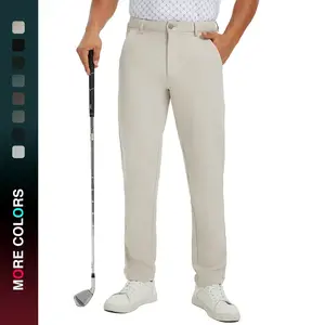 Golf pants men's classic fit Golf lightweight moisture wicking 30 inch/32 inch/34 inch formal pants slim fit men's casual pants Spring DeclarationRAIMENTRY