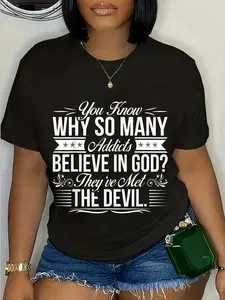 100% Cotton Inspirational Drug Addiction Recovery Sobriety Sober AA Gift T-Shirt